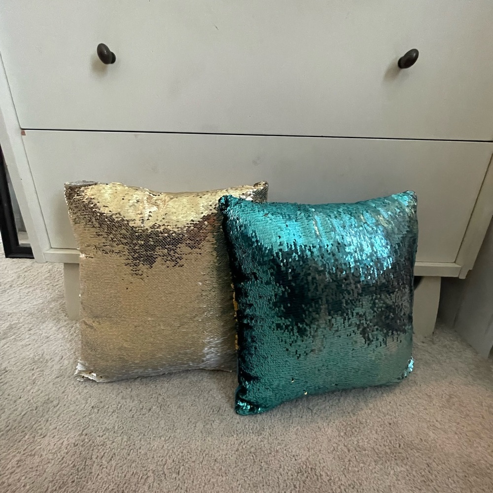 Sequin Pillows